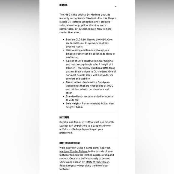 Dr. Martens 1460 Pascal Boots - Picture 12 of 12